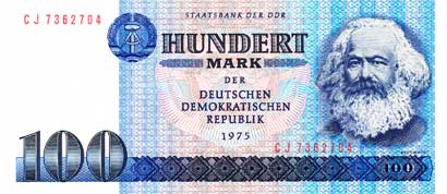 Hunderter Ostmark-Schein